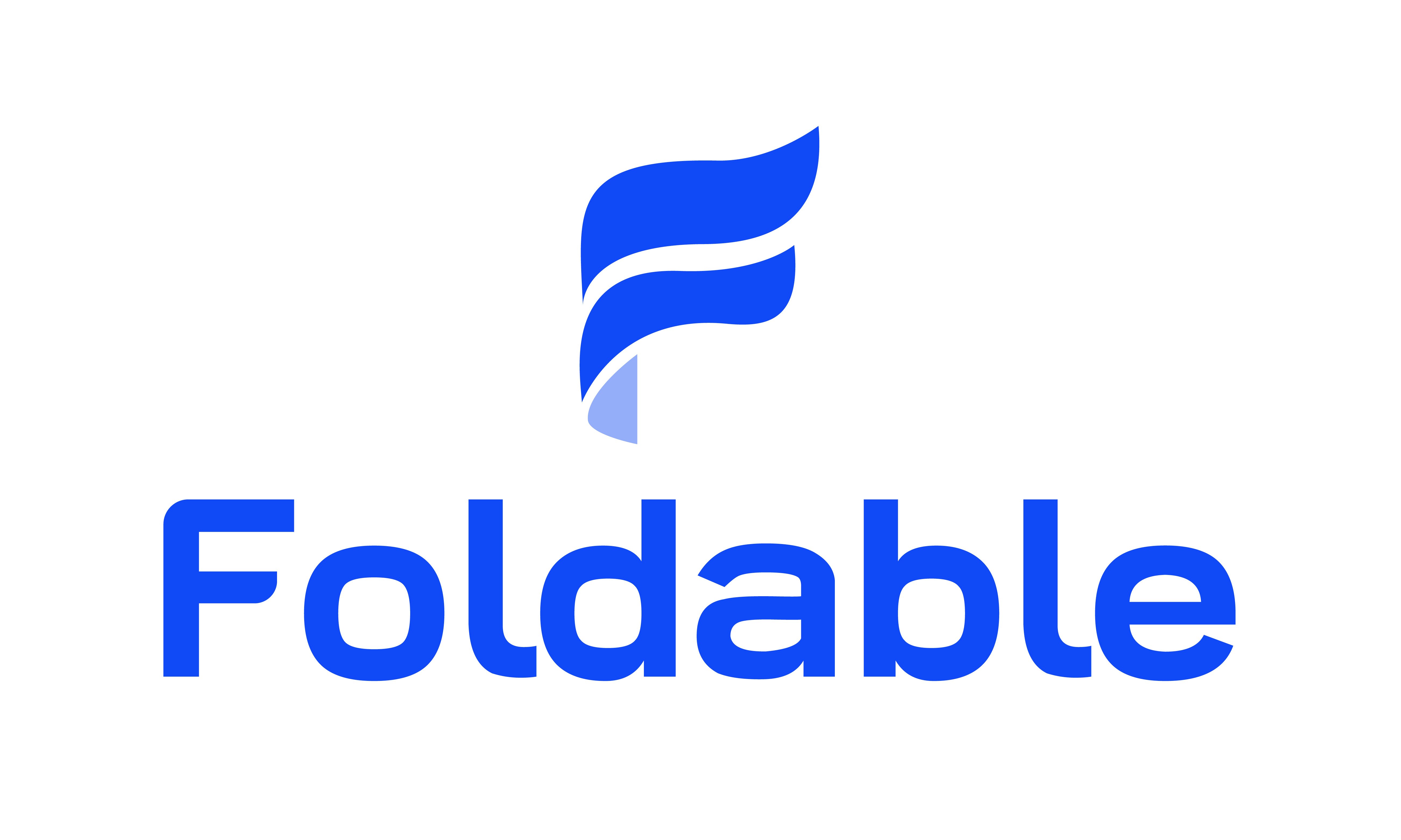 Foldable logo
